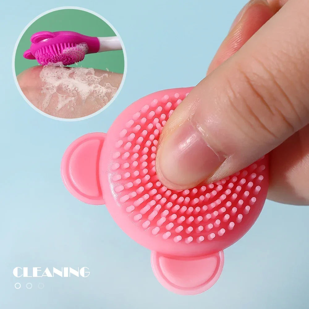Double-Head Silicone Mask Applicator – Brush & Spoon in One