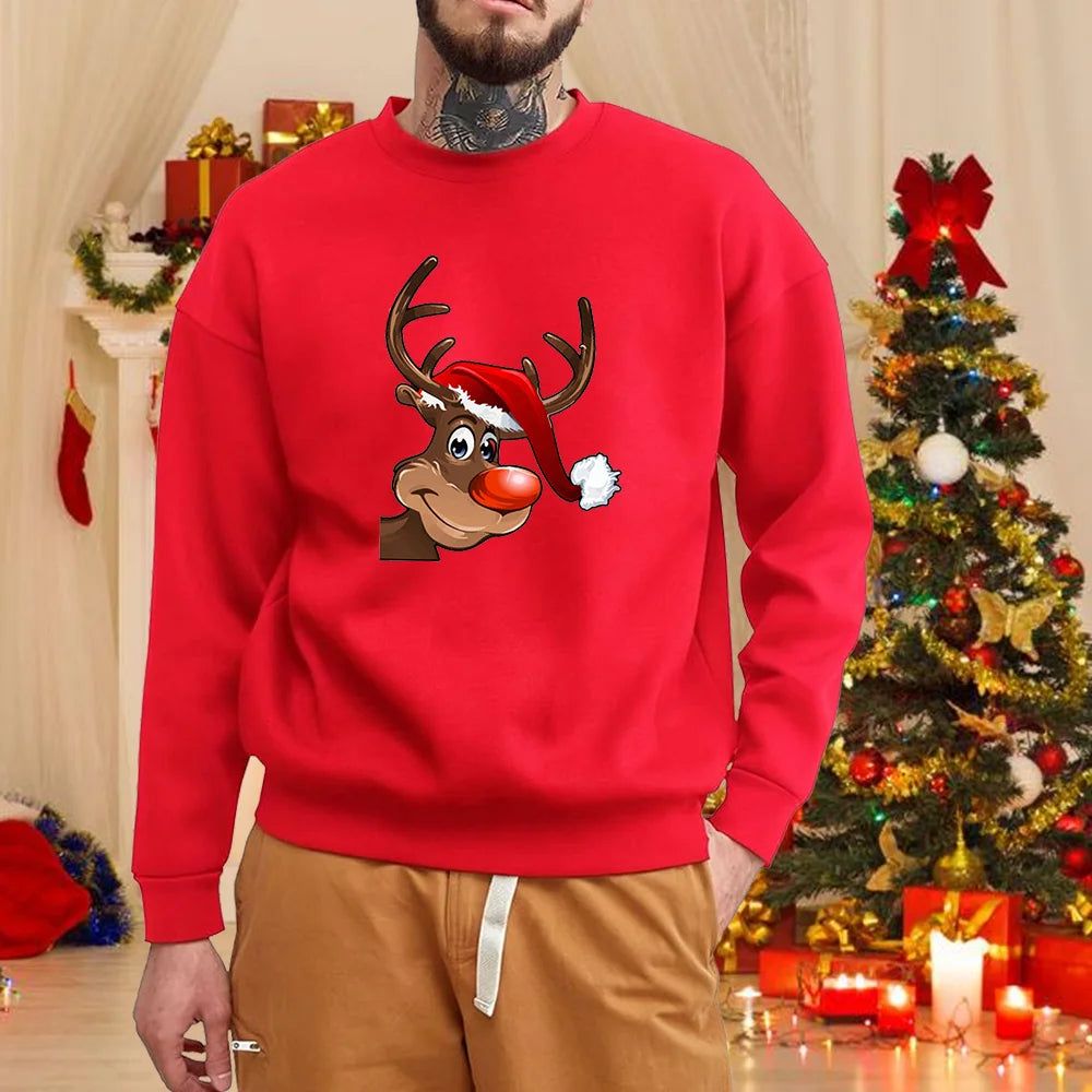 Festive Elk Christmas Sweater