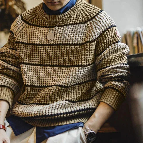 Hudson Striped Knit Pullover - EpicTrends