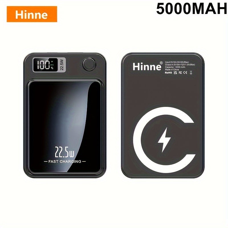 Hinne 5000/10000mAh Magnetic Wireless Power Bank - EpicTrends