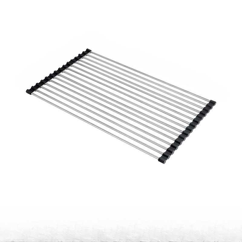 Stainless Steel Roll-Up Dish Drying Rack - EpicTrends 