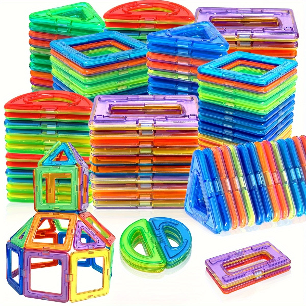 Close-up of interlocking edges on the STEM building blocks