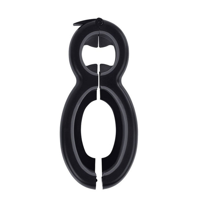 Close-up view of the 6-in-1 opener