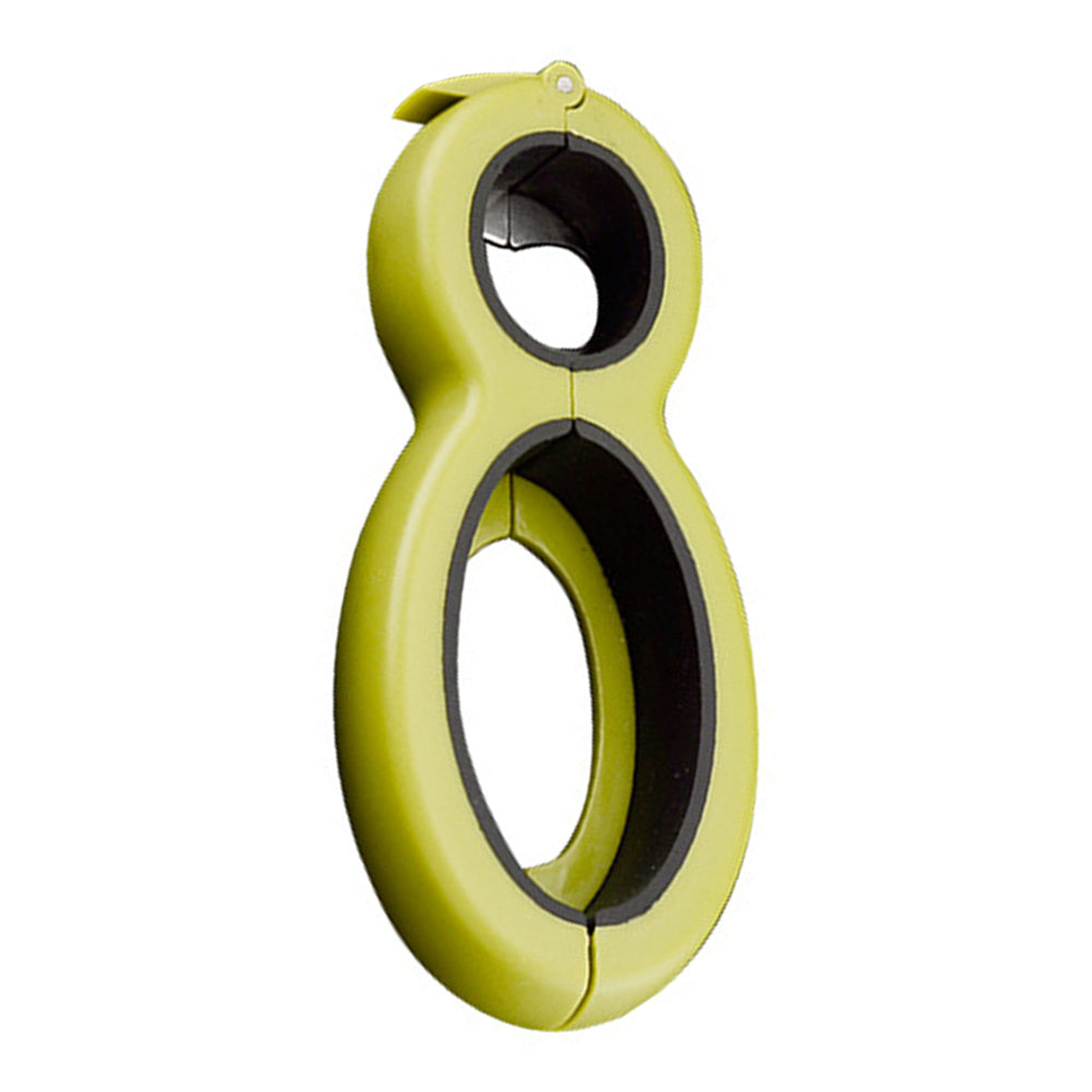 Close-up view of the 6-in-1 opener green