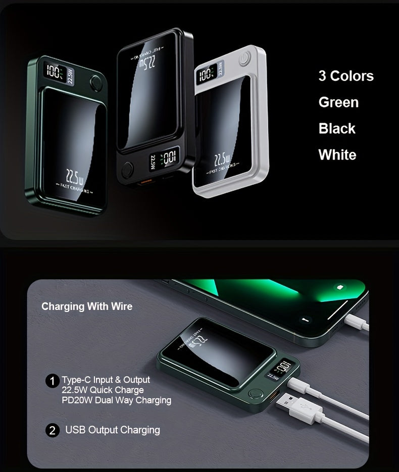 Hinne 5000/10000mAh Magnetic Wireless Power Bank - EpicTrends 