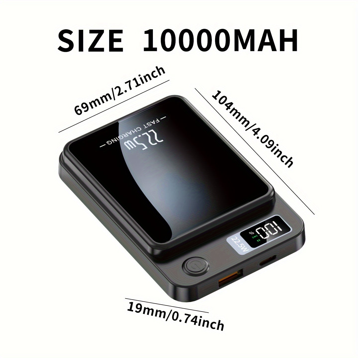 Hinne 5000/10000mAh Magnetic Wireless Power Bank - EpicTrends 