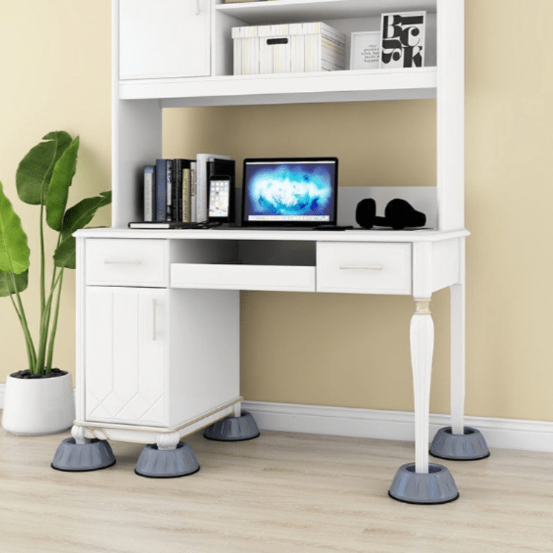 a desk on an Anti-Vibration And Anti-Slip Pads 