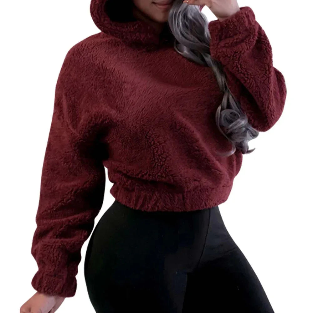 Fluffy Bear Ear Hoodie - EpicTrends