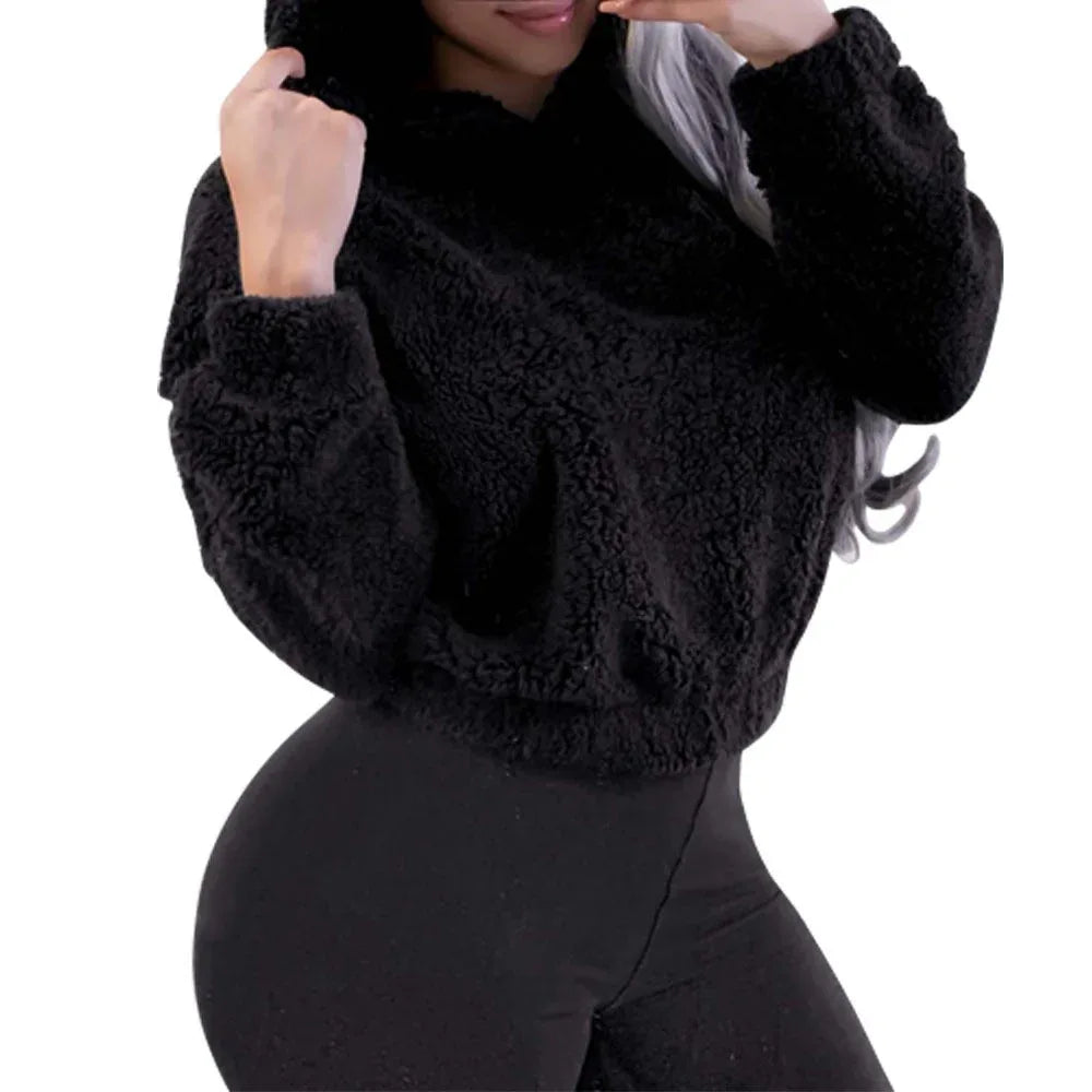 Fluffy Bear Ear Hoodie - EpicTrends