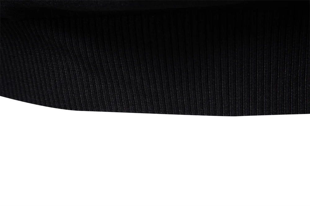 Textured Chest Quarter-Zip Sweater