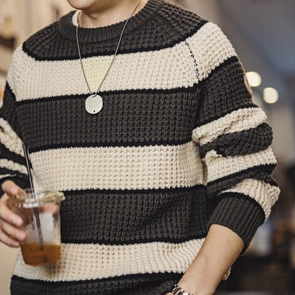 Hudson Striped Knit Pullover