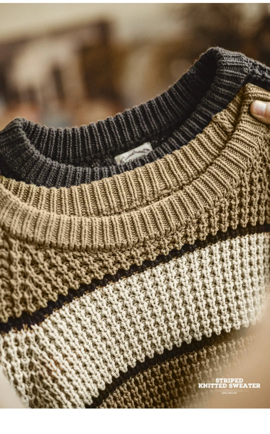 Hudson Striped Knit Pullover