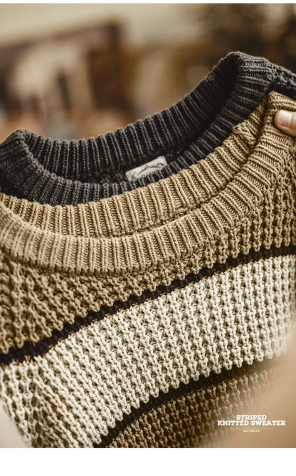 Hudson Striped Knit Pullover