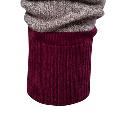 Premium Striped Polo Sweater