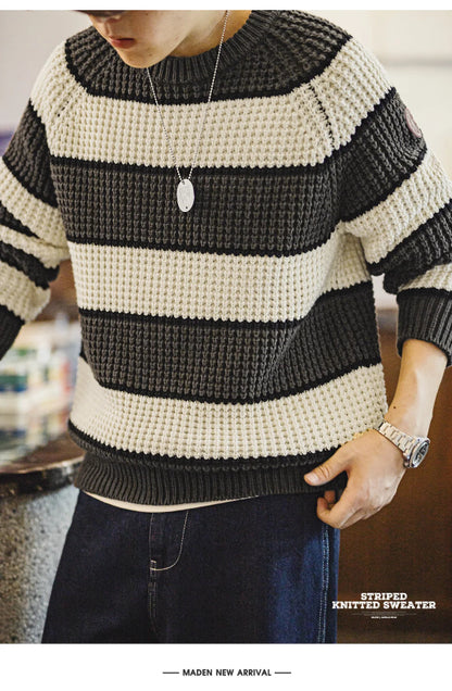 Hudson Striped Knit Pullover
