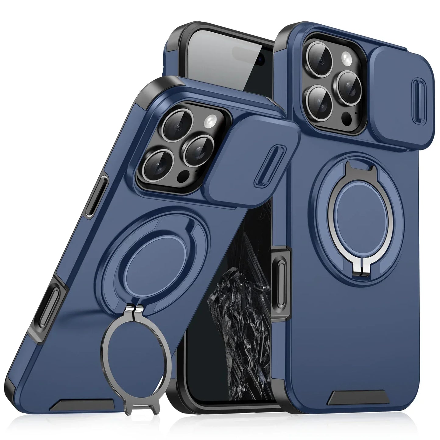Heavy-duty magnetic iPhone case Blue 