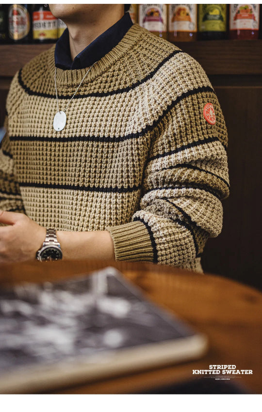 Hudson Striped Knit Pullover