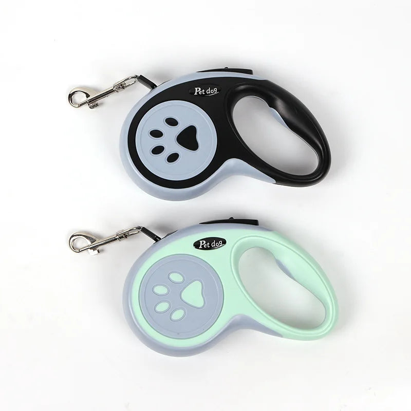 Blue - Black tangle-free leash extended to 3 meters