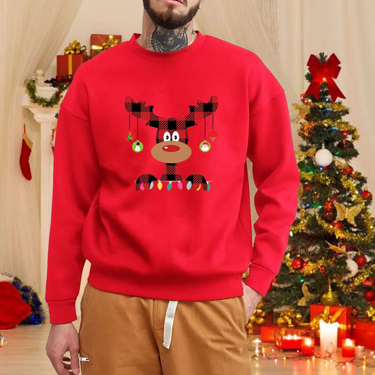 Festive Elk Christmas Sweater