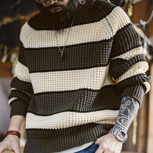 Hudson Striped Knit Pullover