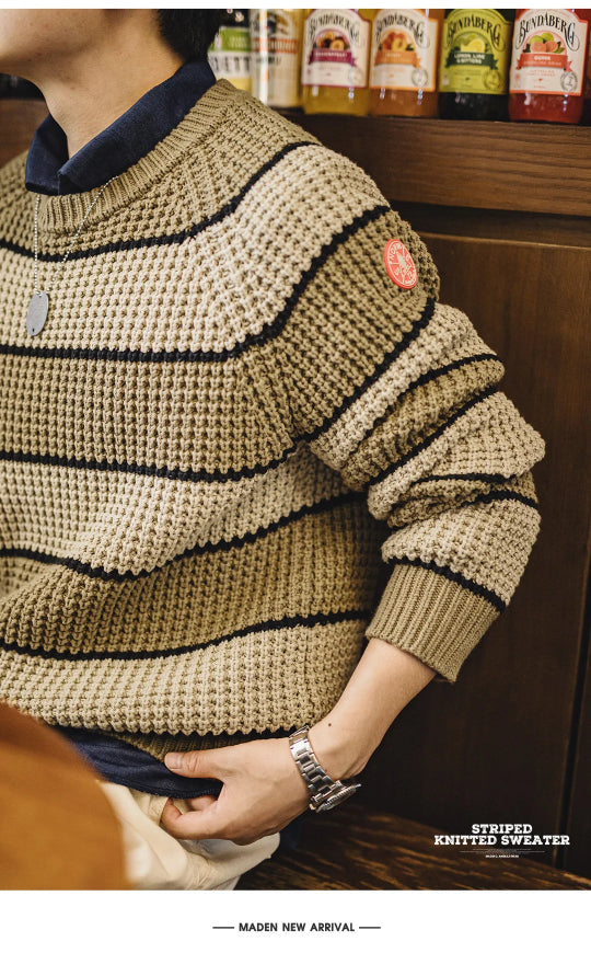 Hudson Striped Knit Pullover