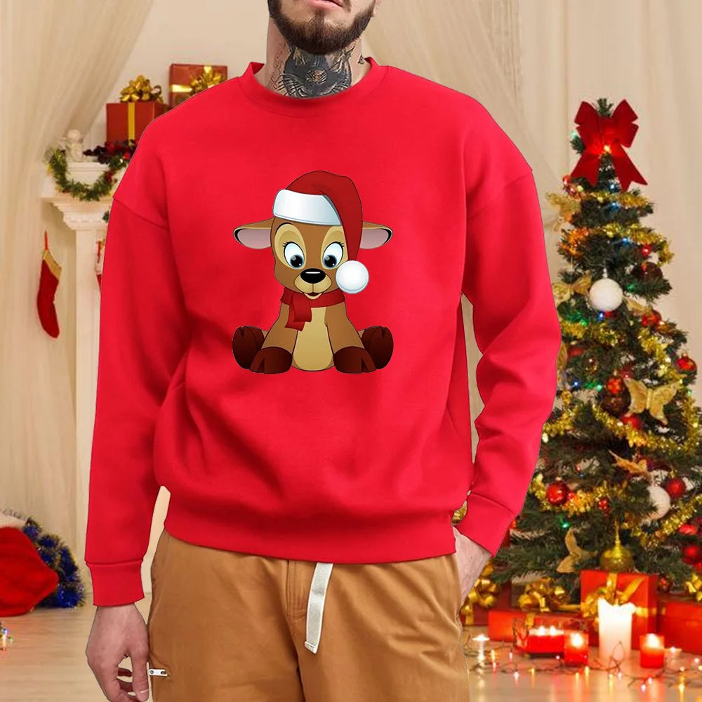 Festive Elk Christmas Sweater