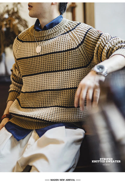 Hudson Striped Knit Pullover