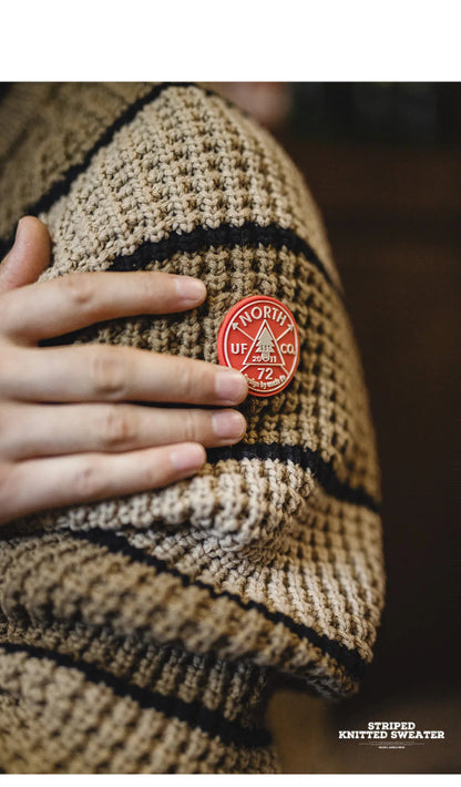 Hudson Striped Knit Pullover