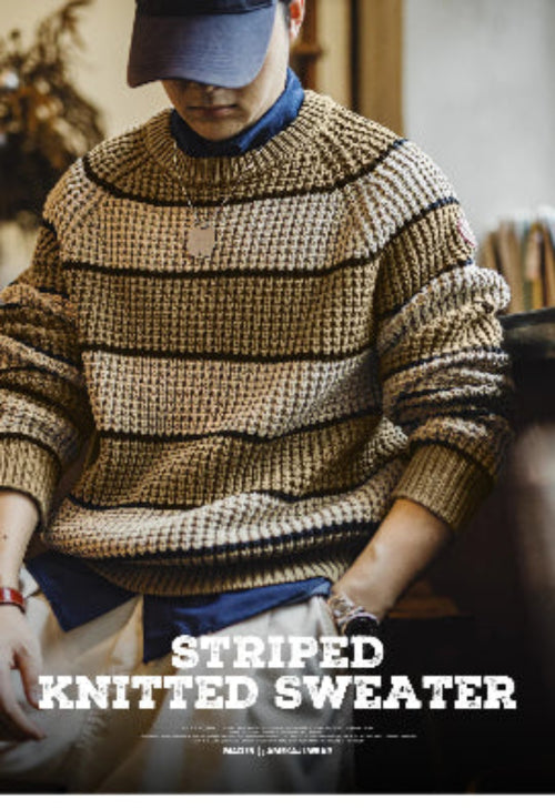 Hudson Striped Knit Pullover