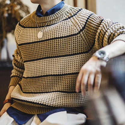 Hudson Striped Knit Pullover