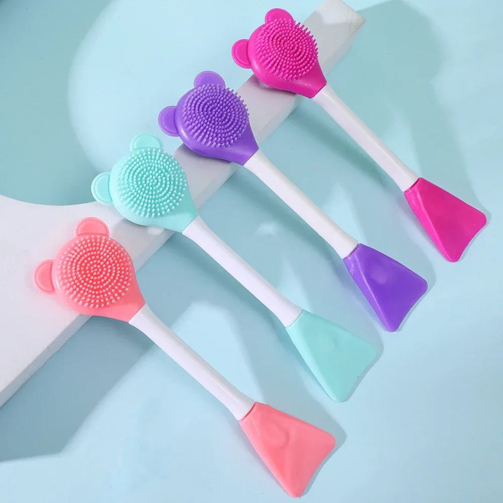 Multiple color options of the 2-in-1 silicone mask applicator