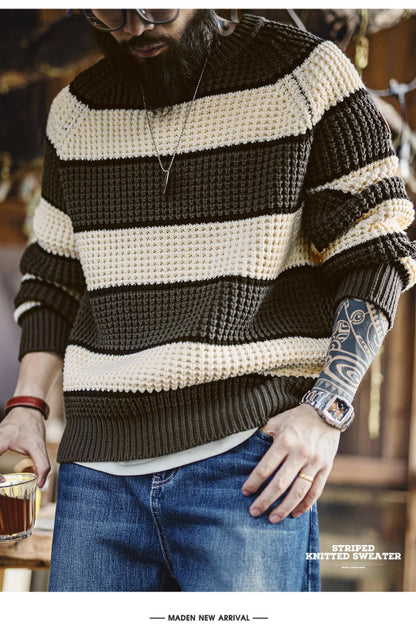 Hudson Striped Knit Pullover