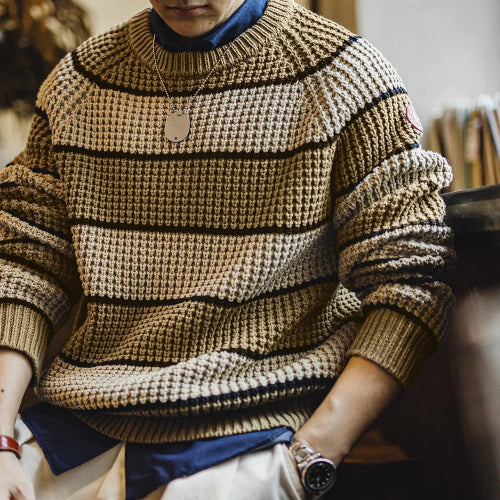 Hudson Striped Knit Pullover