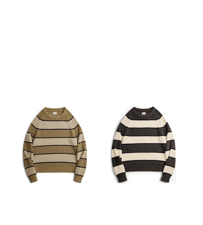 Hudson Striped Knit Pullover