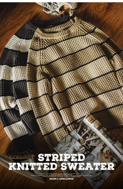 Hudson Striped Knit Pullover